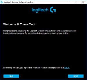 نصب Logitech Gaming