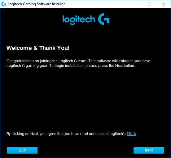 install logitech